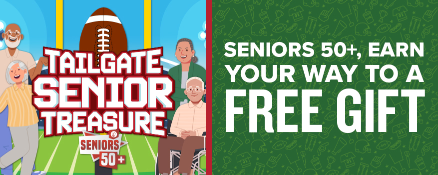 Featured image for the TAILGATE SENIOR TREASURE promotional event
