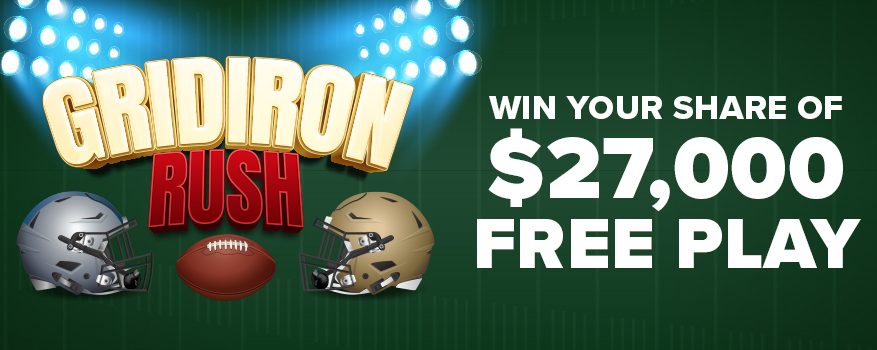 Featured image for the GRIDIRON RUSH promotional event