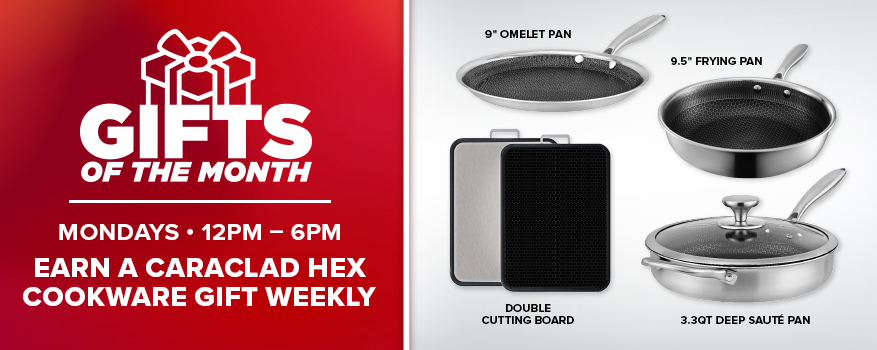 Featured image for the GIFT OF THE MONTH: HEXCLAD™️ COOKWARE promotional event