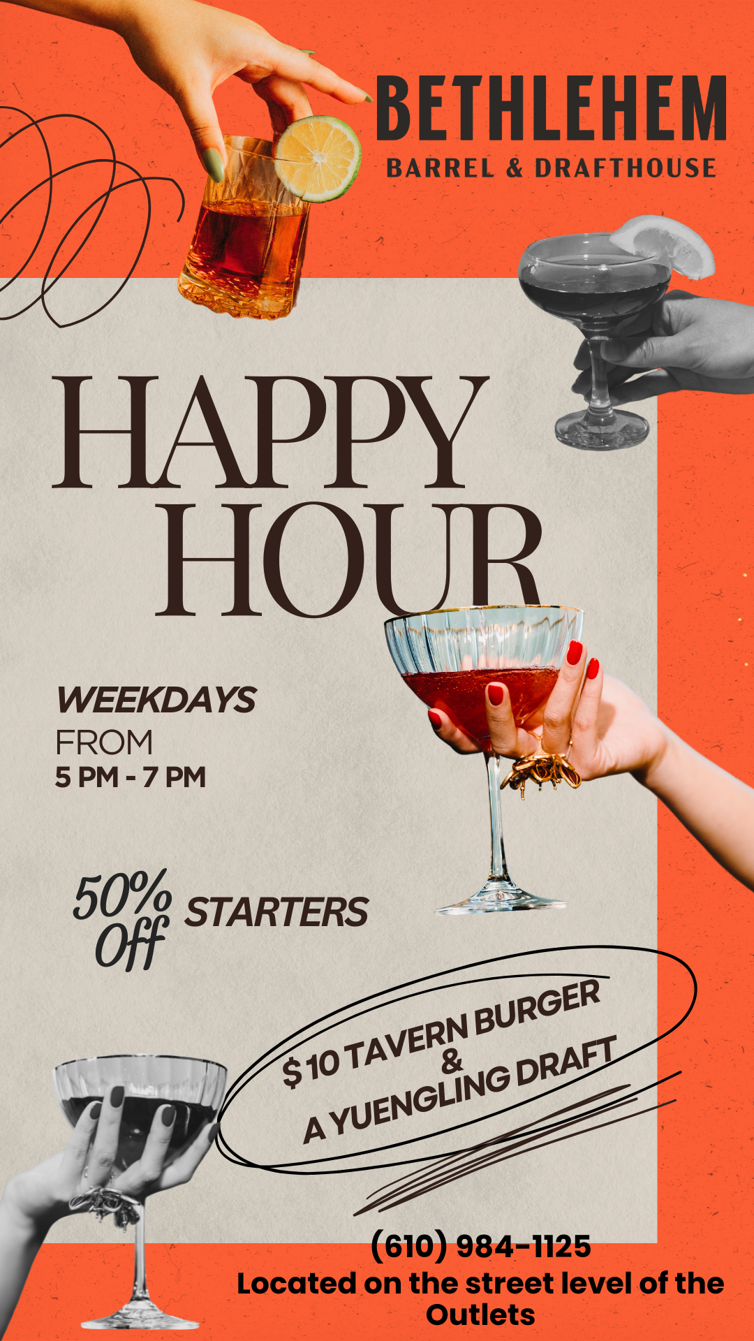 Bethlehem Barrel & Drafthouse Happy Hour