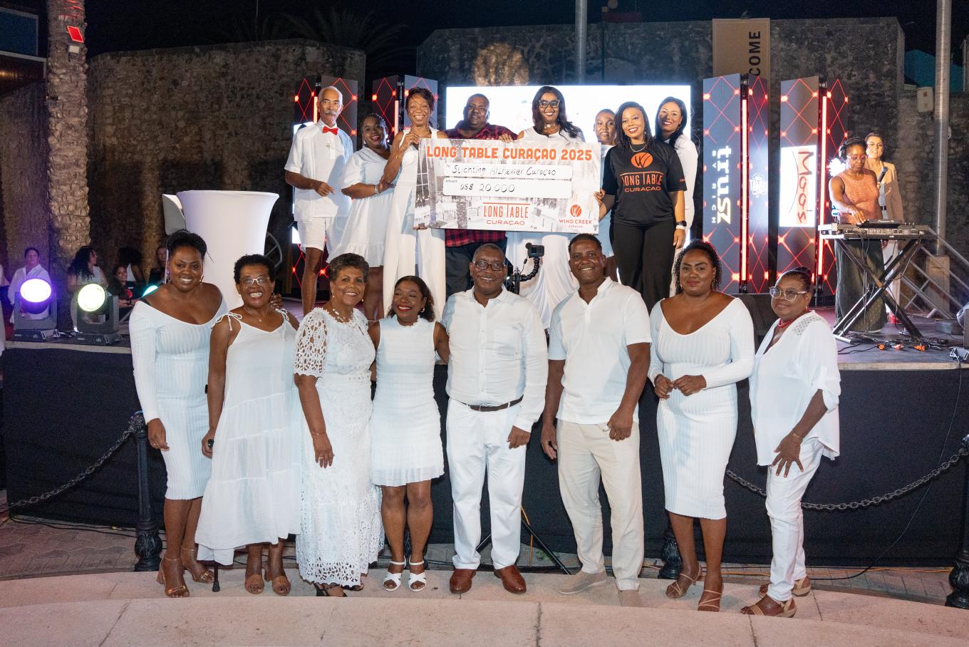 Winners of the 2025 Wind Creek Curaçao Long Table event