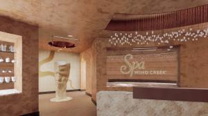 Spa and Wind Creek Chicago Southland lobby